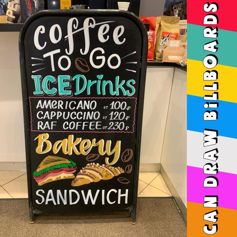 SMOOTHERPRO Chalk Marker, 10mm Liquid Chalk Markers, 3-in-1 Nib Washable Window markers for Glass Mirror, 8 Colors Erasable Chalkboard Markers for Blackboard - Image 3